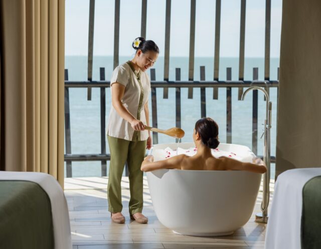 Mandi Bunga at The Ritz-Carlton Spa